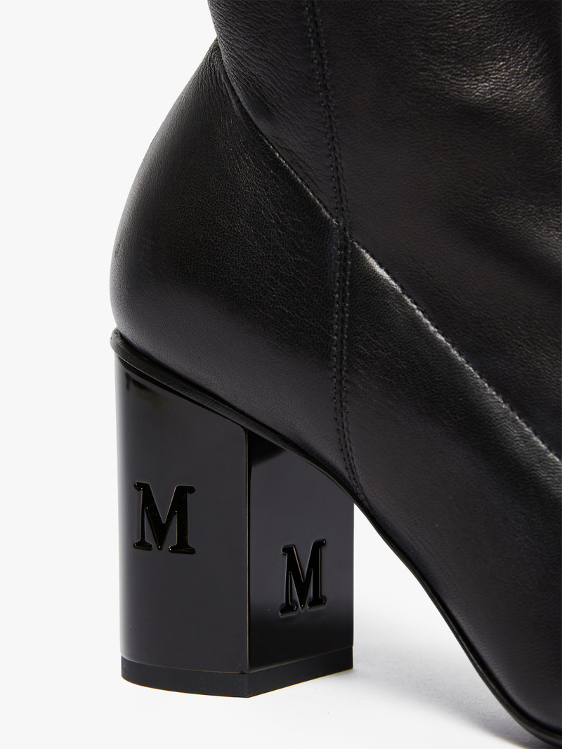 DAMIERBOOT Stretch nappa-leather thigh-high boots 6