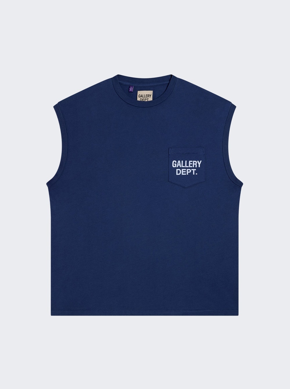 Augi Sleeveless Tee Navy - 1