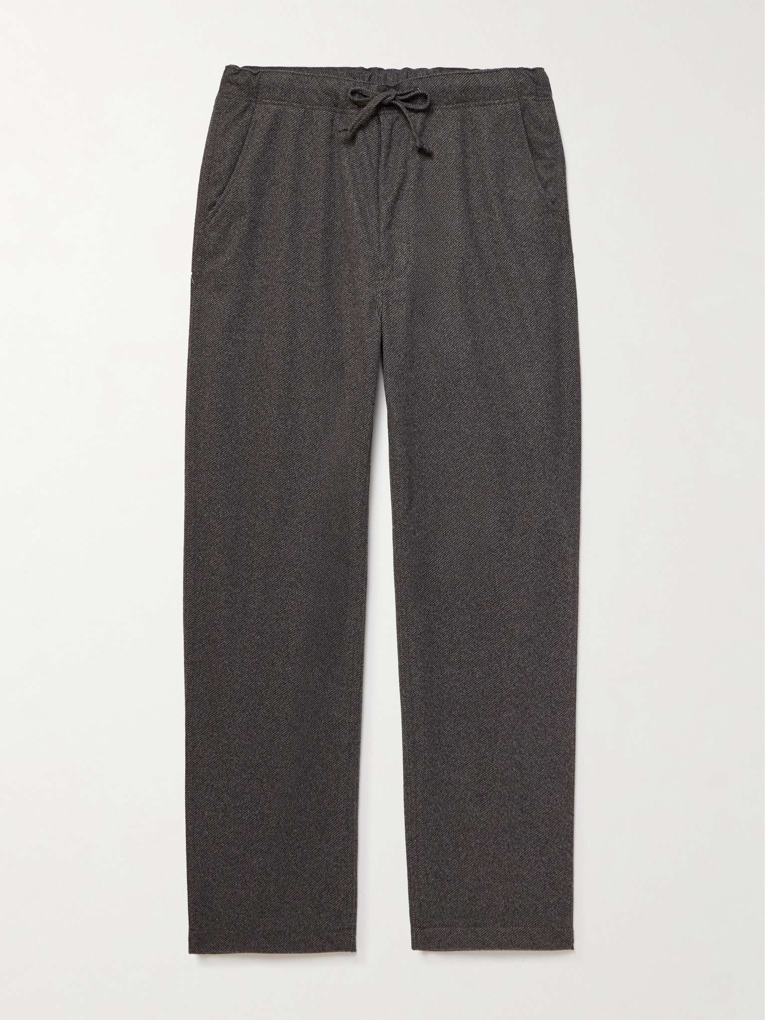 New Yorker Straight-Leg Tweed Drawstring Trousers - 1