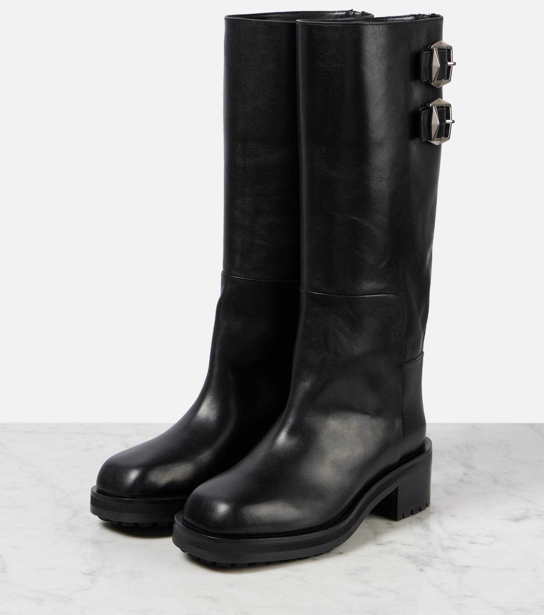 Brooklyn Kb 50 leather knee-high boots - 4