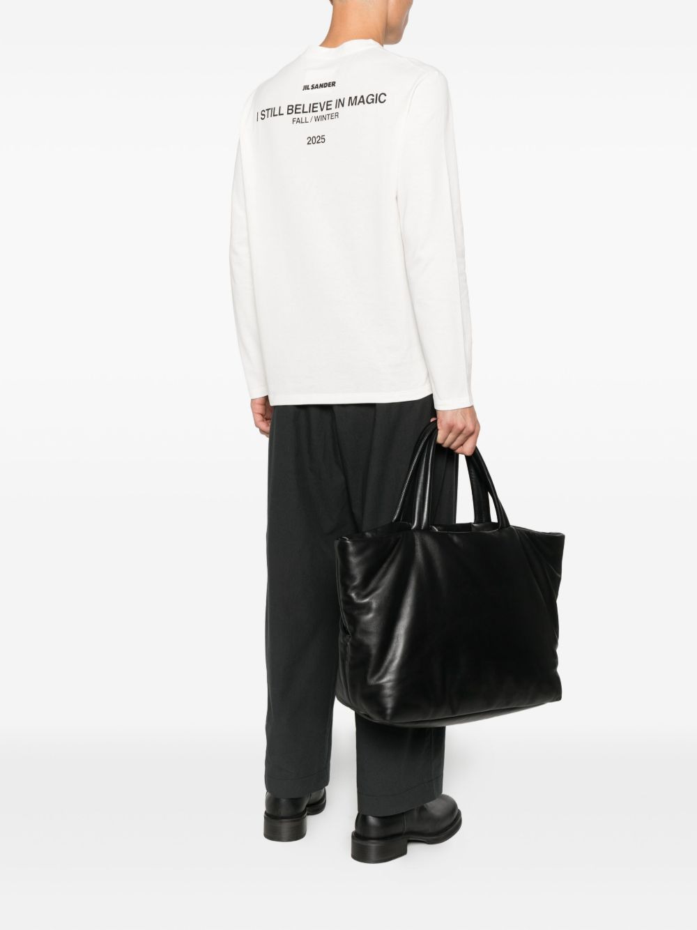 long-sleeve cotton T-shirt - 2