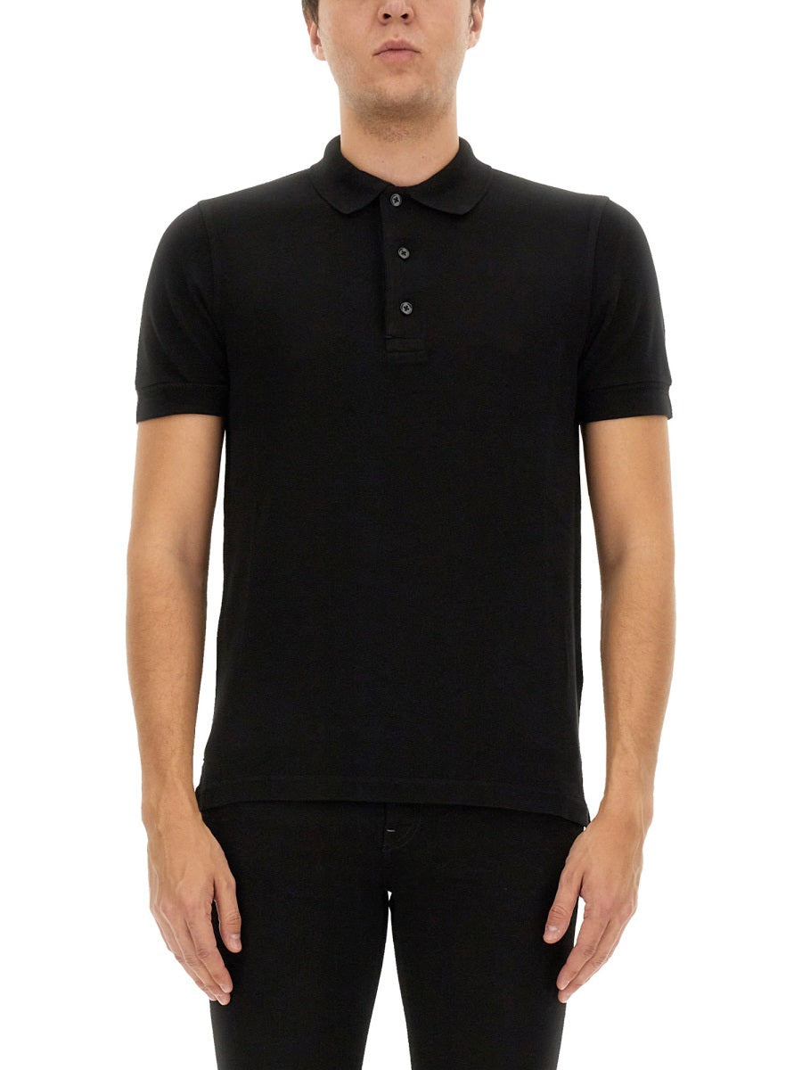 Tom Ford Men Piquet Polo - 3