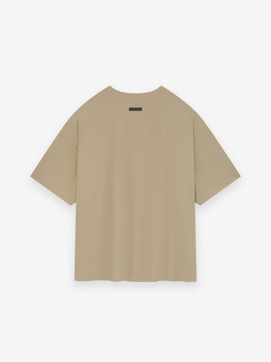Wool Crepe Double Layer Tee - 2