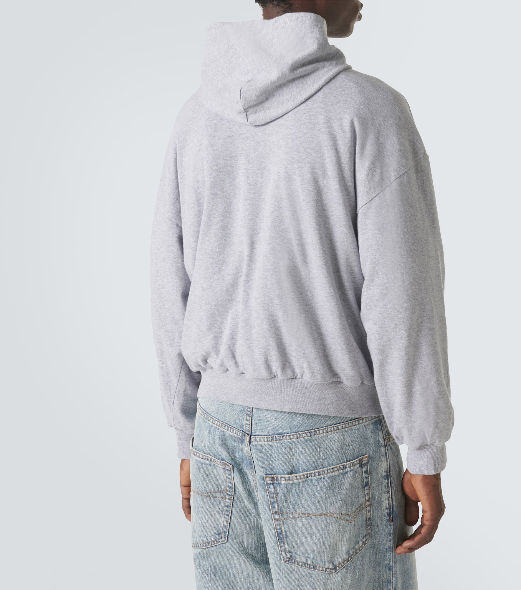 Cotton jersey hoodie - 4