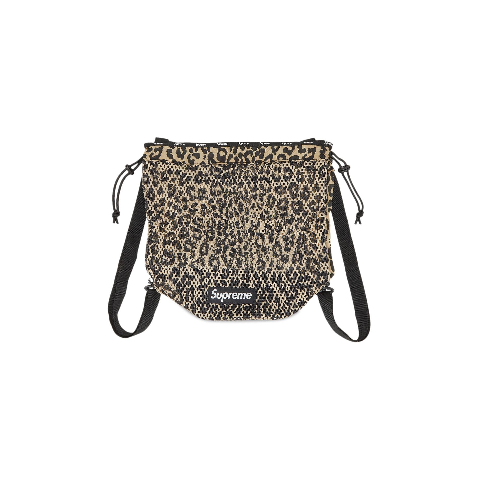 Supreme Supreme Mesh Small Backpack 'Leopard' | REVERSIBLE