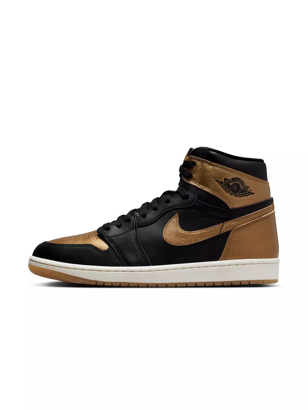 1 Retro High OG "Black And Gold" Men's Shoe - 8