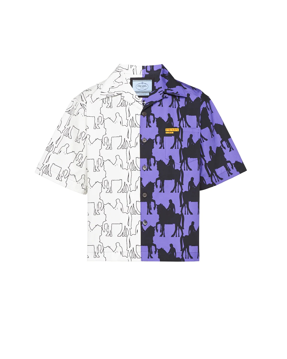 Double Match heavy cotton shirt - 1