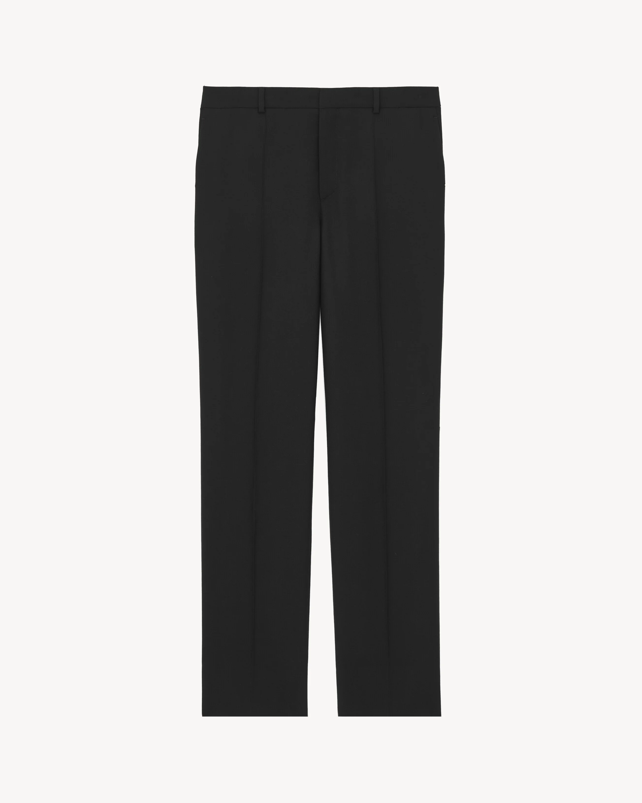 SLIM-FIT PANTS IN WOOL GABARDINE - 1