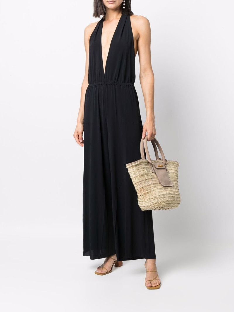 ERES halterneck wide-leg jumpsuit outlook