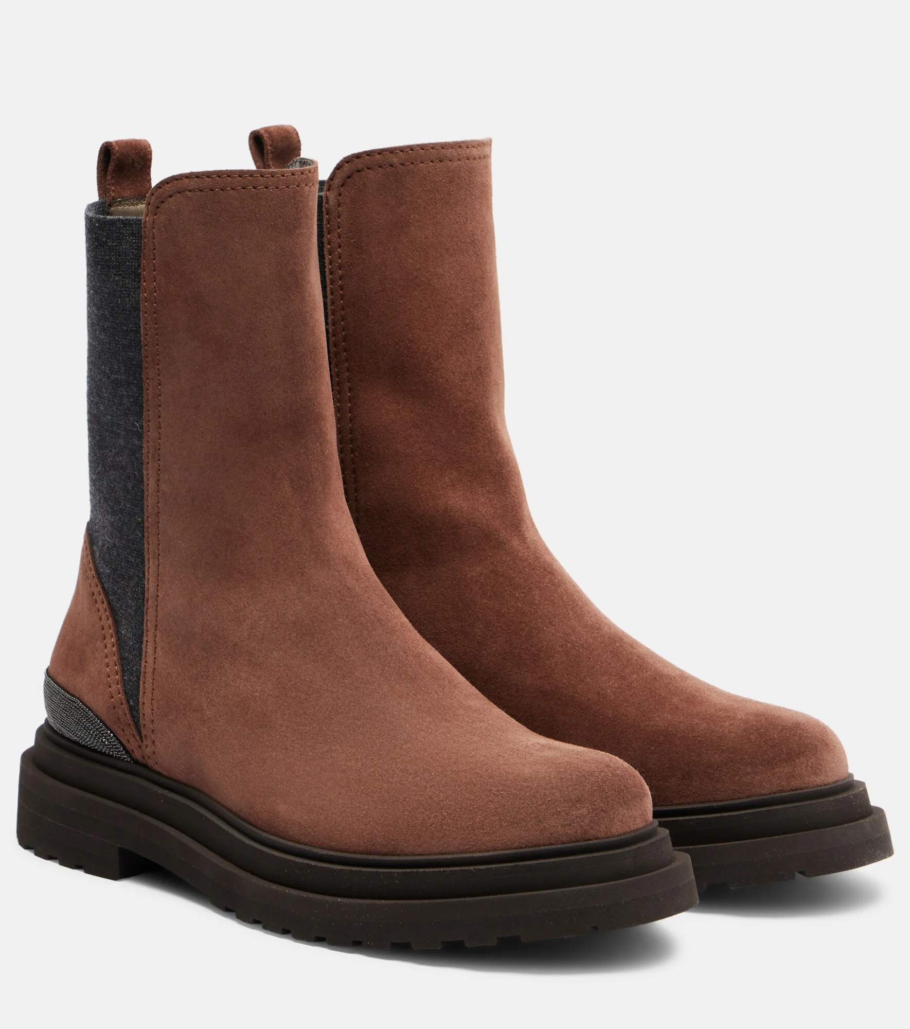 Monili suede Chelsea boots - 1
