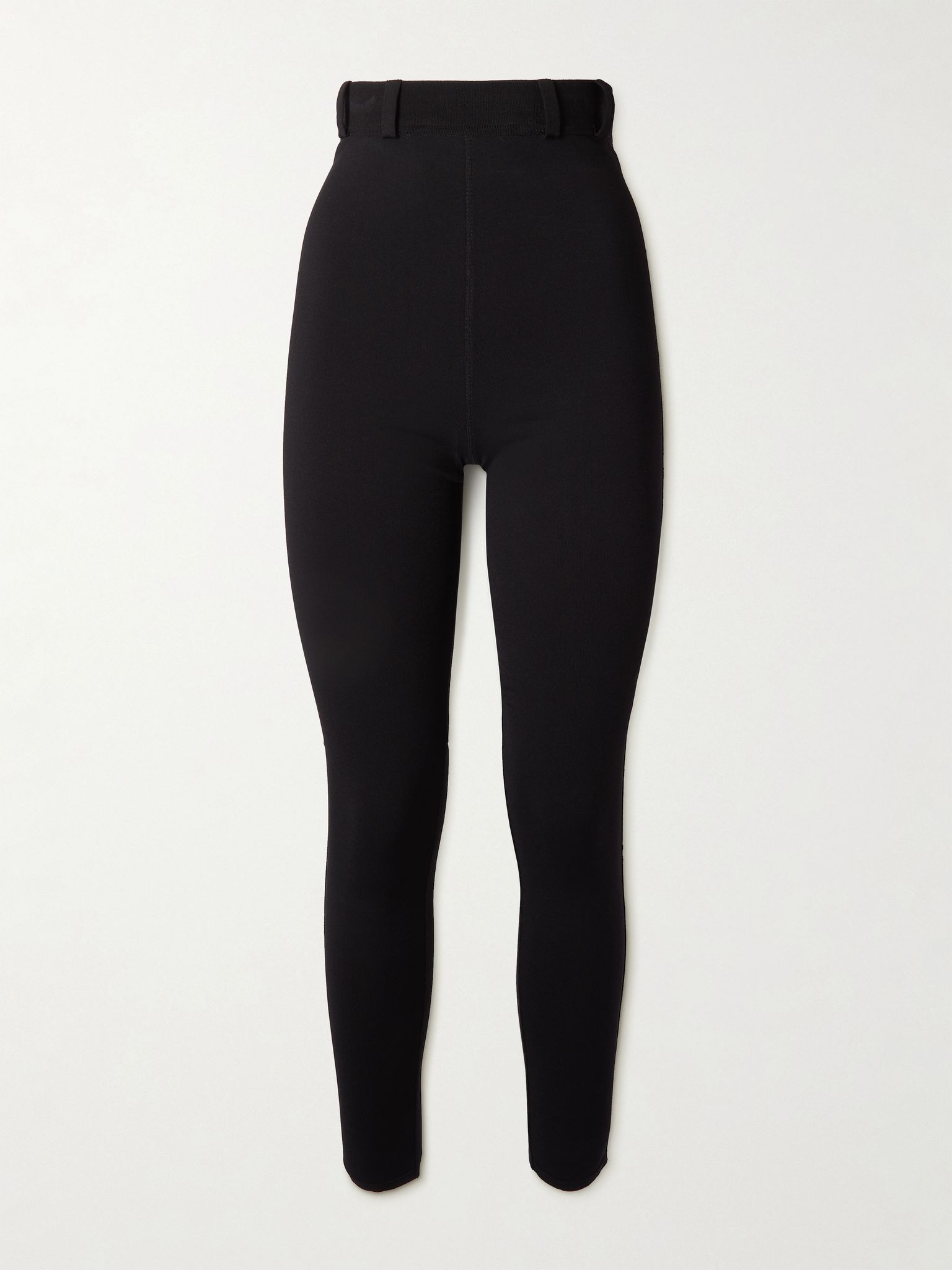 Stretch-knit leggings Black - 1