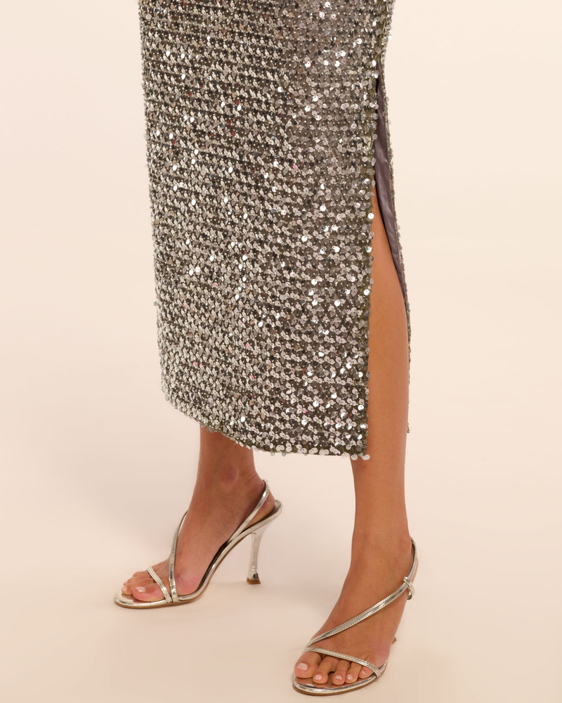 Timothy Sequin Midi Skirt 4