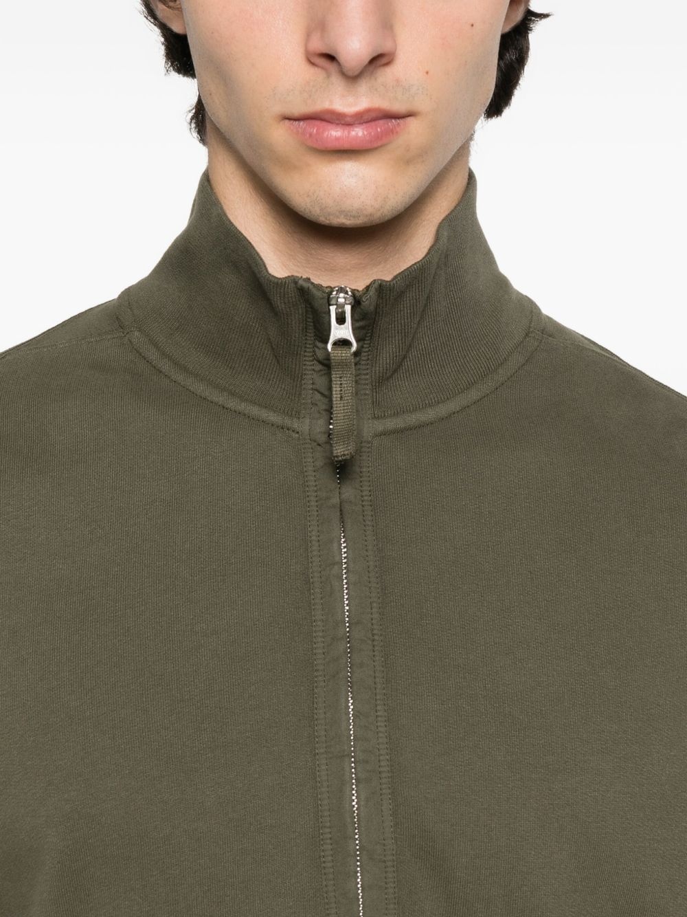 6100028 half-zip patch-logo sweater - 5