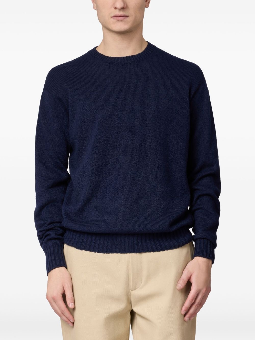 crew-neck knitted sweater - 2