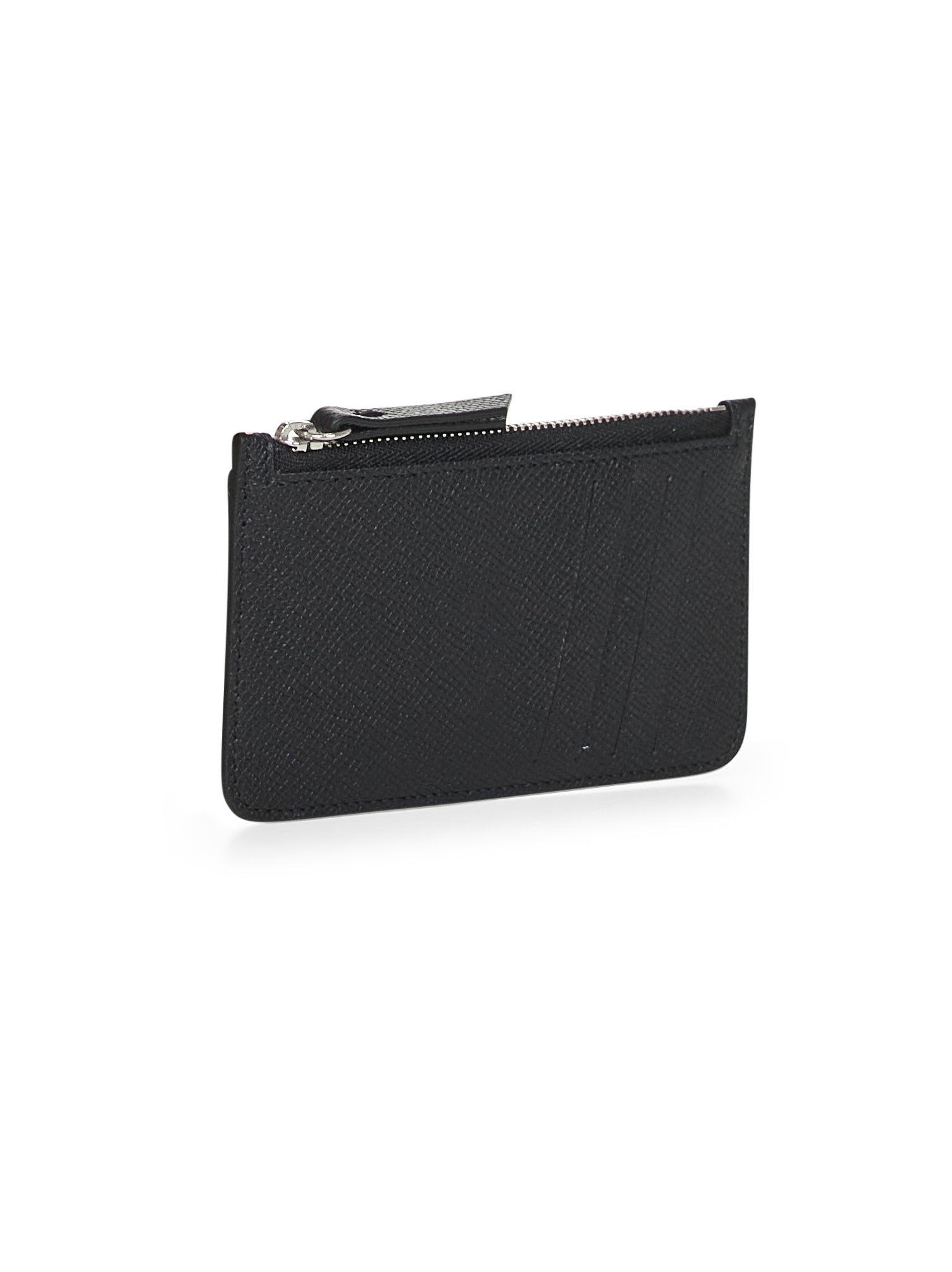 Maison Margiela Women Black Leather Four Stitches Card Holder - 3