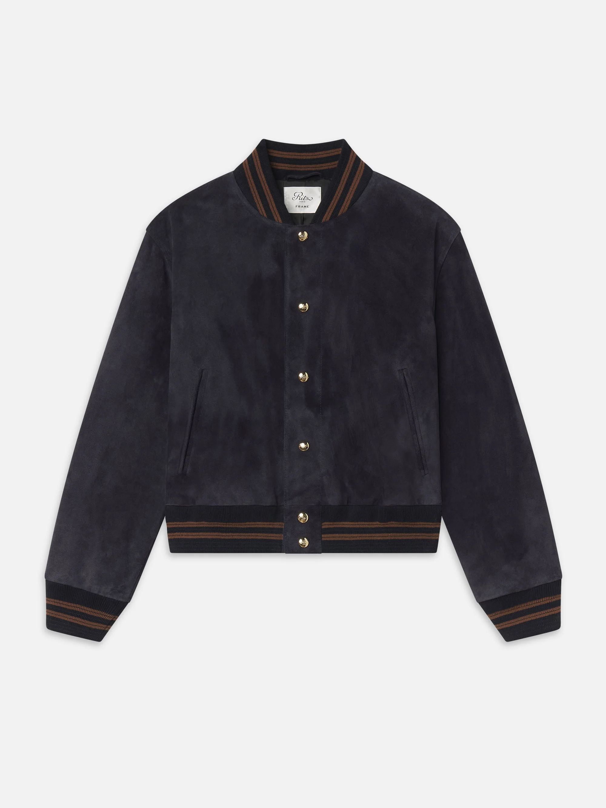 The Ritz Suede Varsity Jacket - 1