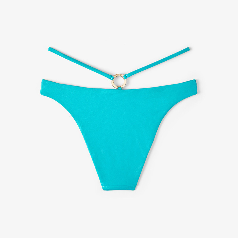 Cleora
Malibu Metallic Regenerated Nylon and Lyra Cut-Out Bikini Brief 4