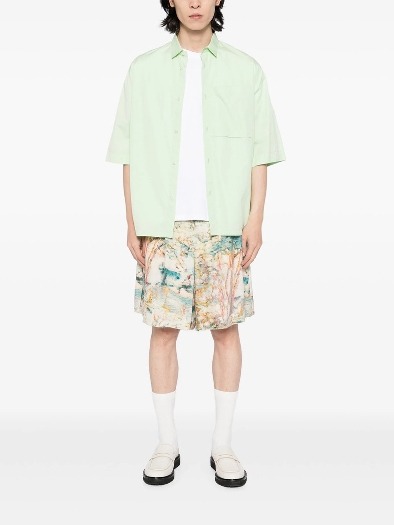 TAAKK Silk Abobe-The Knee Shorts outlook