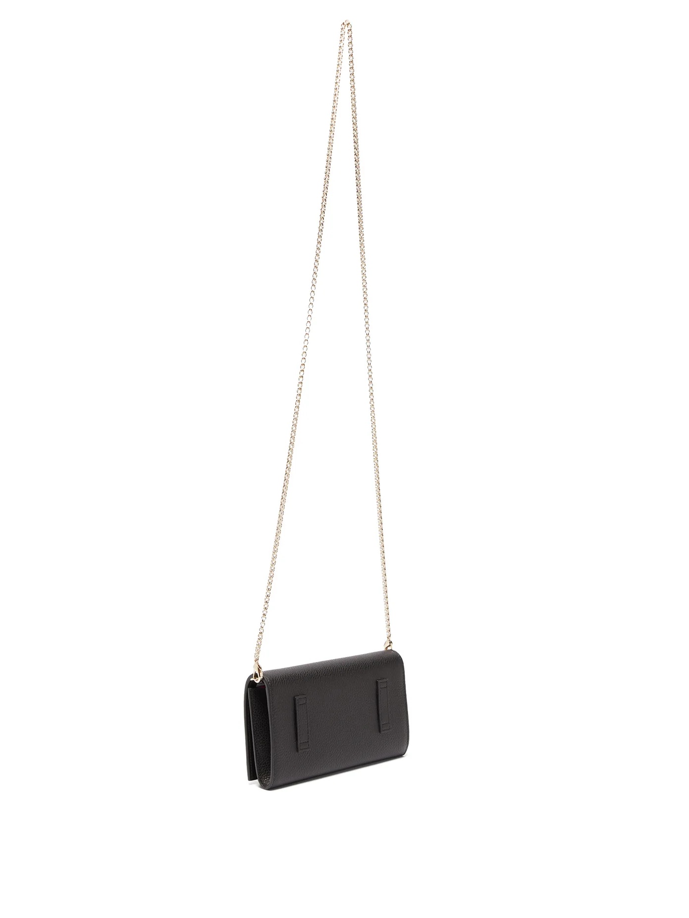 Boudoir grained-leather belt bag - 4