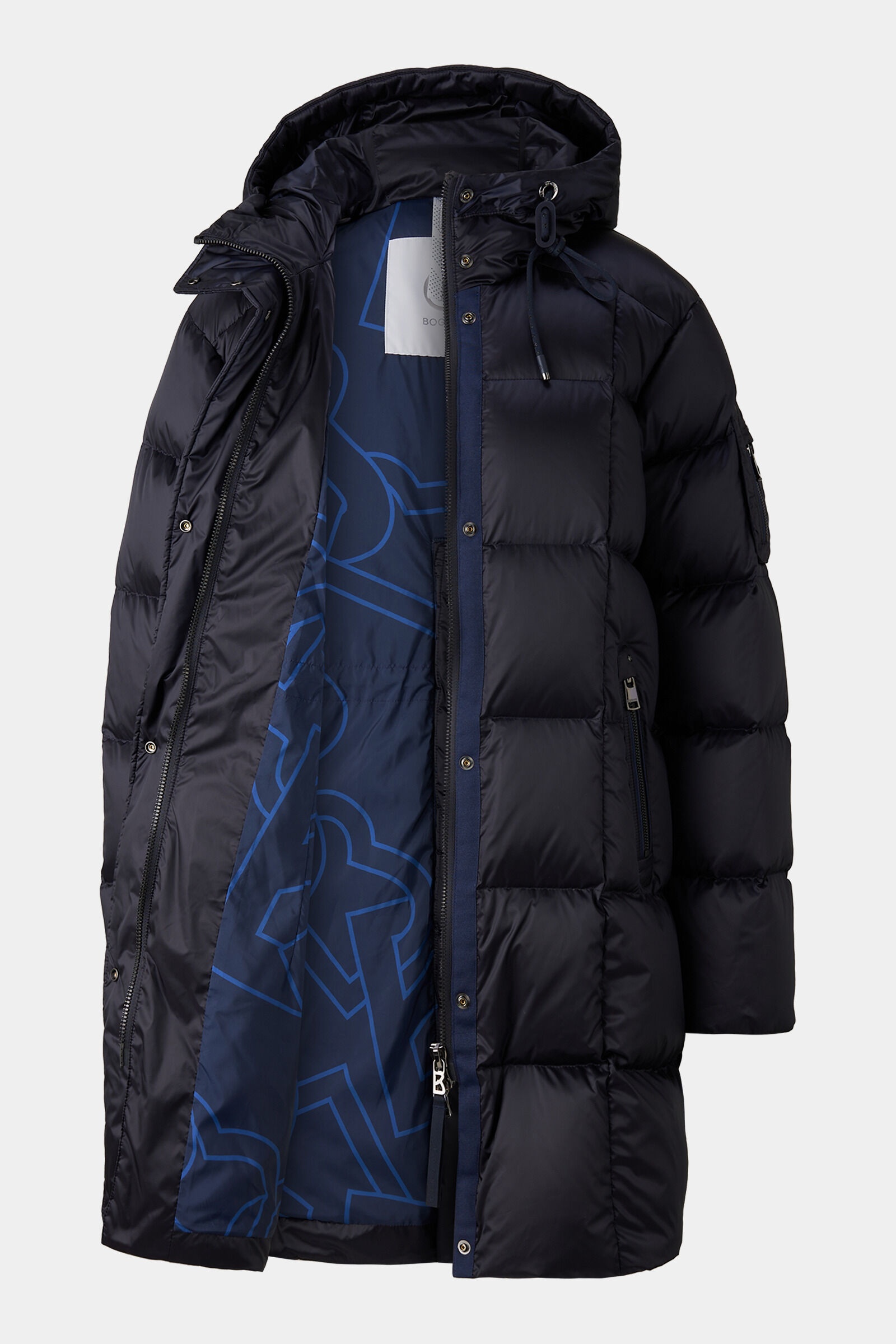 Fanja Down coat in Navy blue - 9