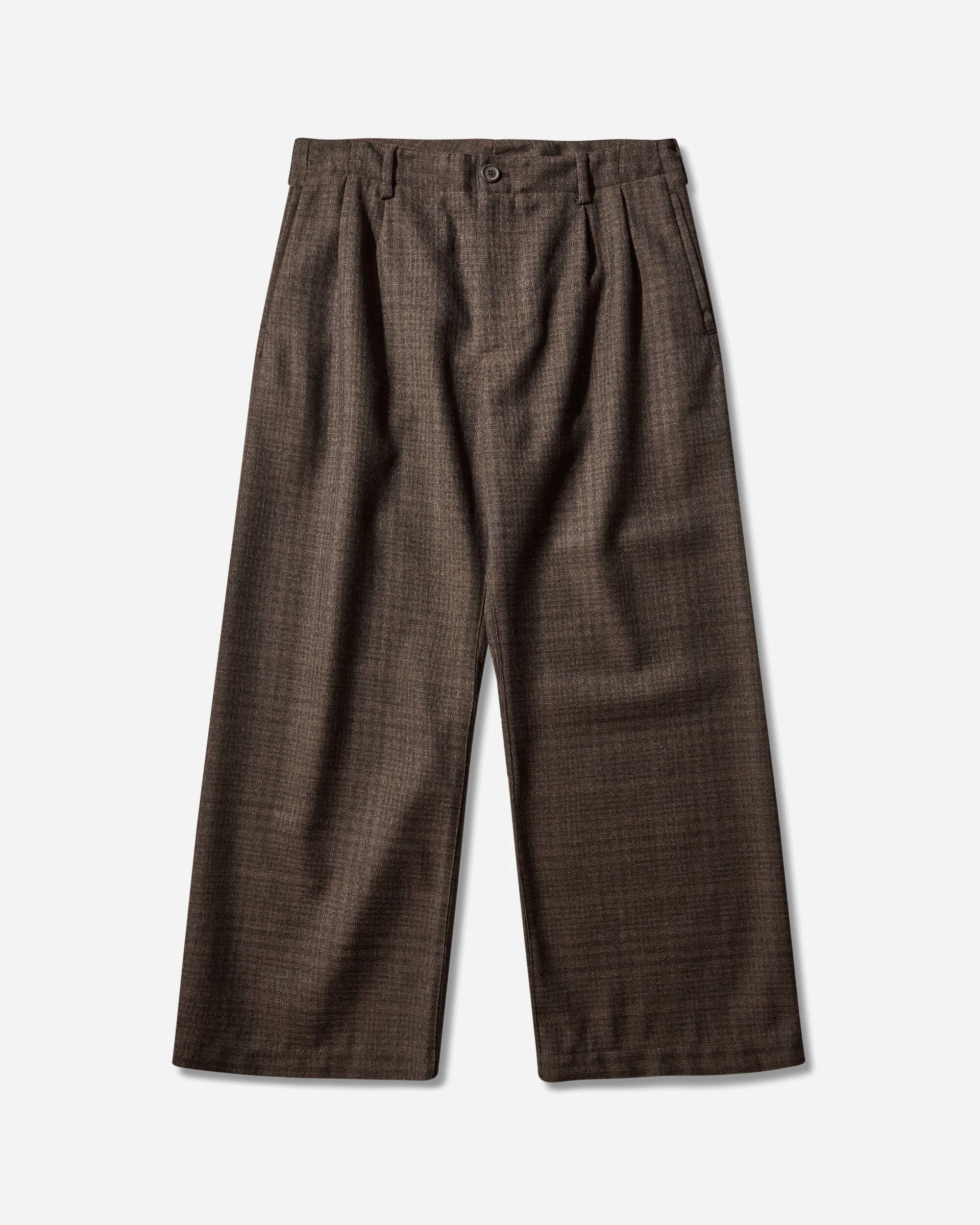 Men's Bridge Chino Pants Brown Dunmore Check - 1