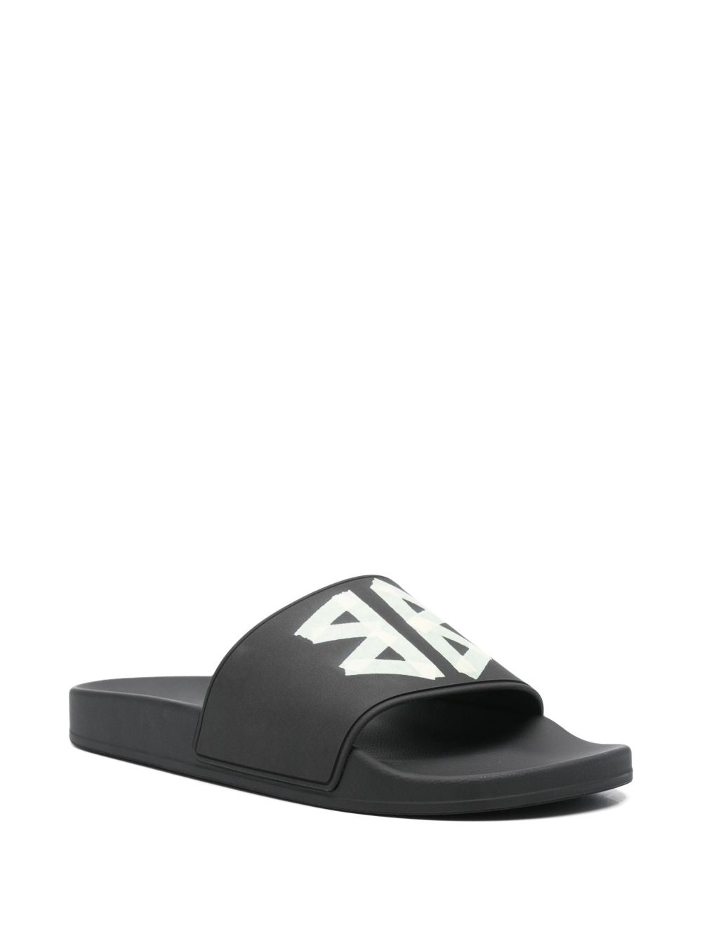 Balenciaga Men Logo Pool Slides - 2