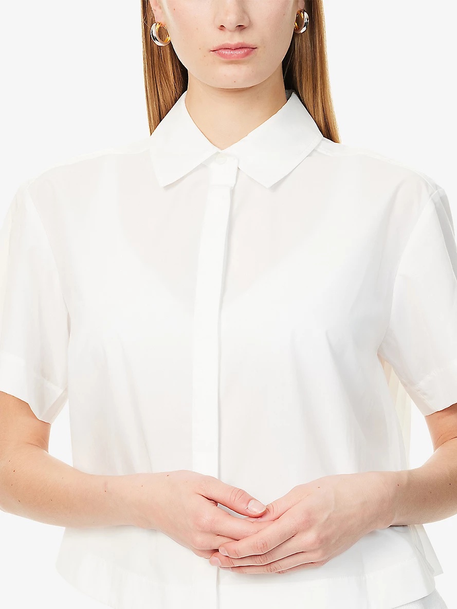 Bernie Pleated Woven Shirt - 5