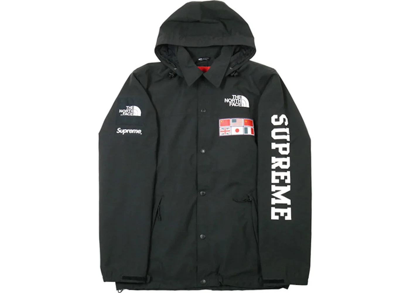 Supreme The North Face Expedition Coaches Jacket Black - 1