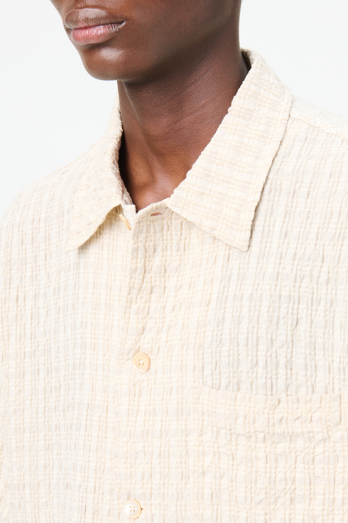 Box Shirt Shortsleeve Light Authentic Seersucker - 8