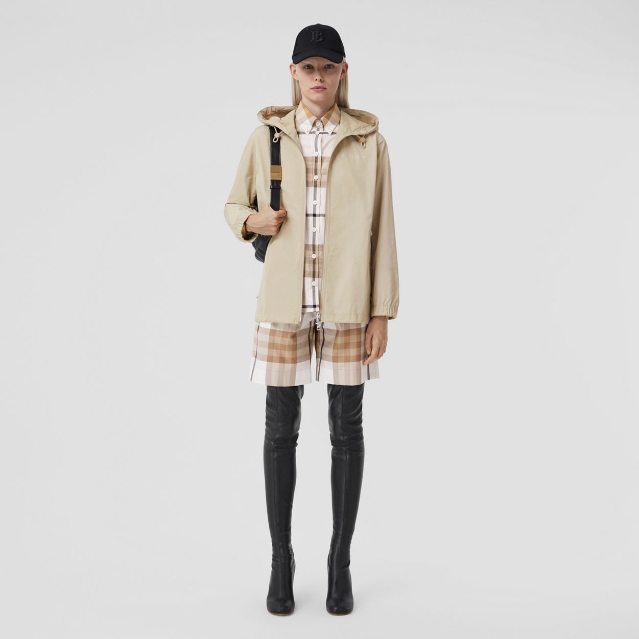 Horseferry Square Print Cotton Blend Hooded Jacket - 5