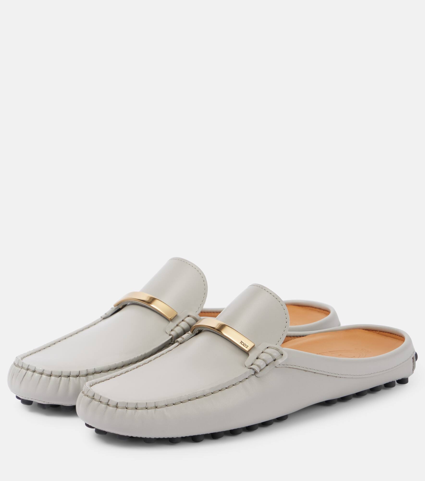Gommino leather mules - 4
