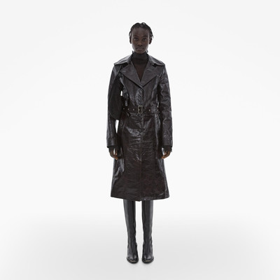 Helmut Lang LEATHER TRENCH outlook