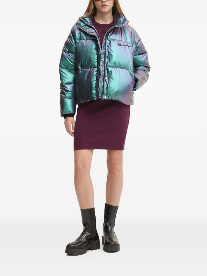 HUGO Nemalia long-sleeve embellished mini dress outlook