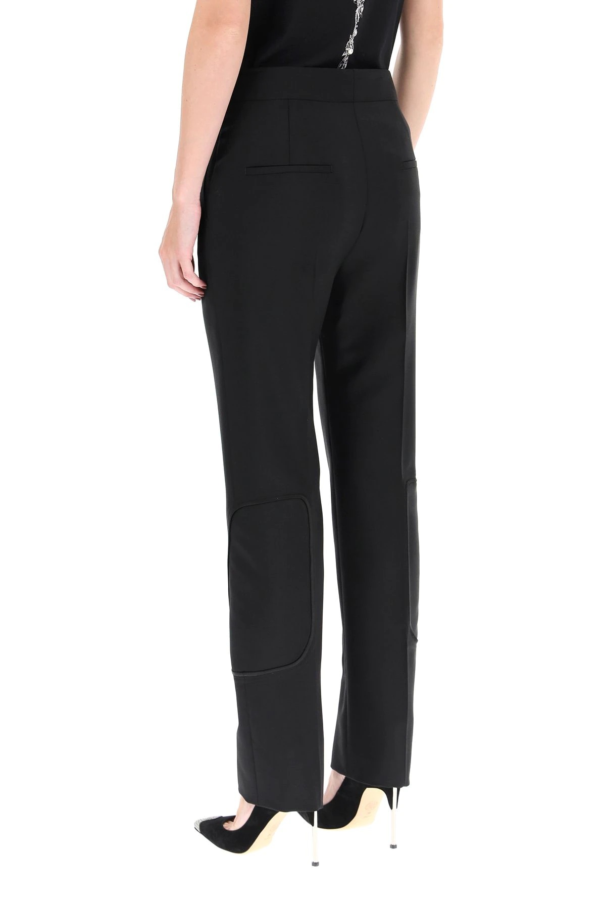 TAILORED TROUSERS IN WOOL AND MOHAIR - 4