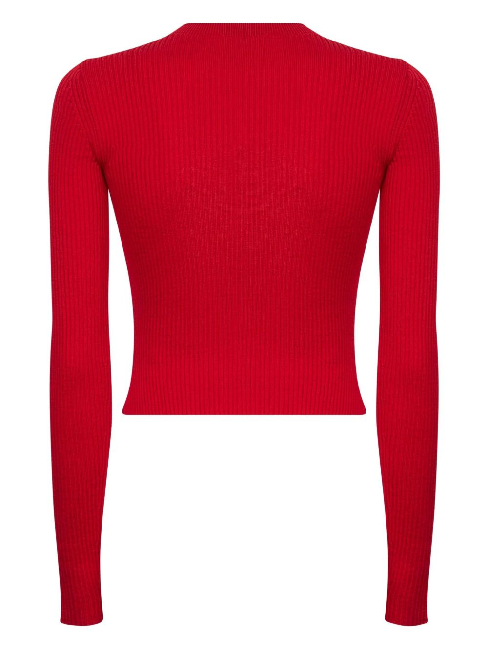 ribbed wool top - 2