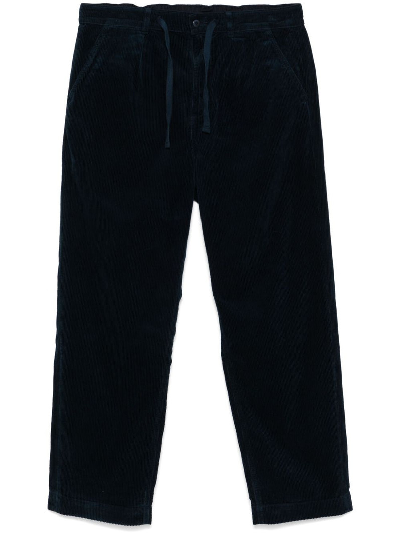 corduroy straight-leg trousers 1