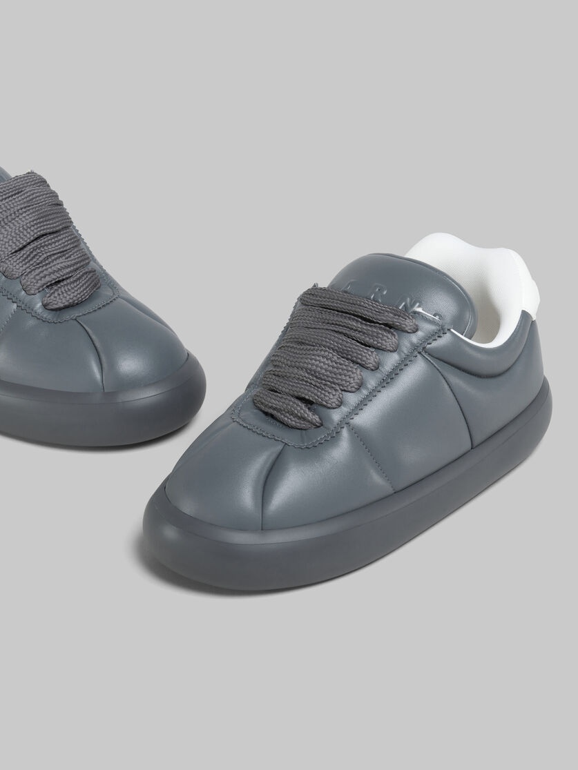 GREY LEATHER BIGFOOT 2.0 SNEAKER - 5