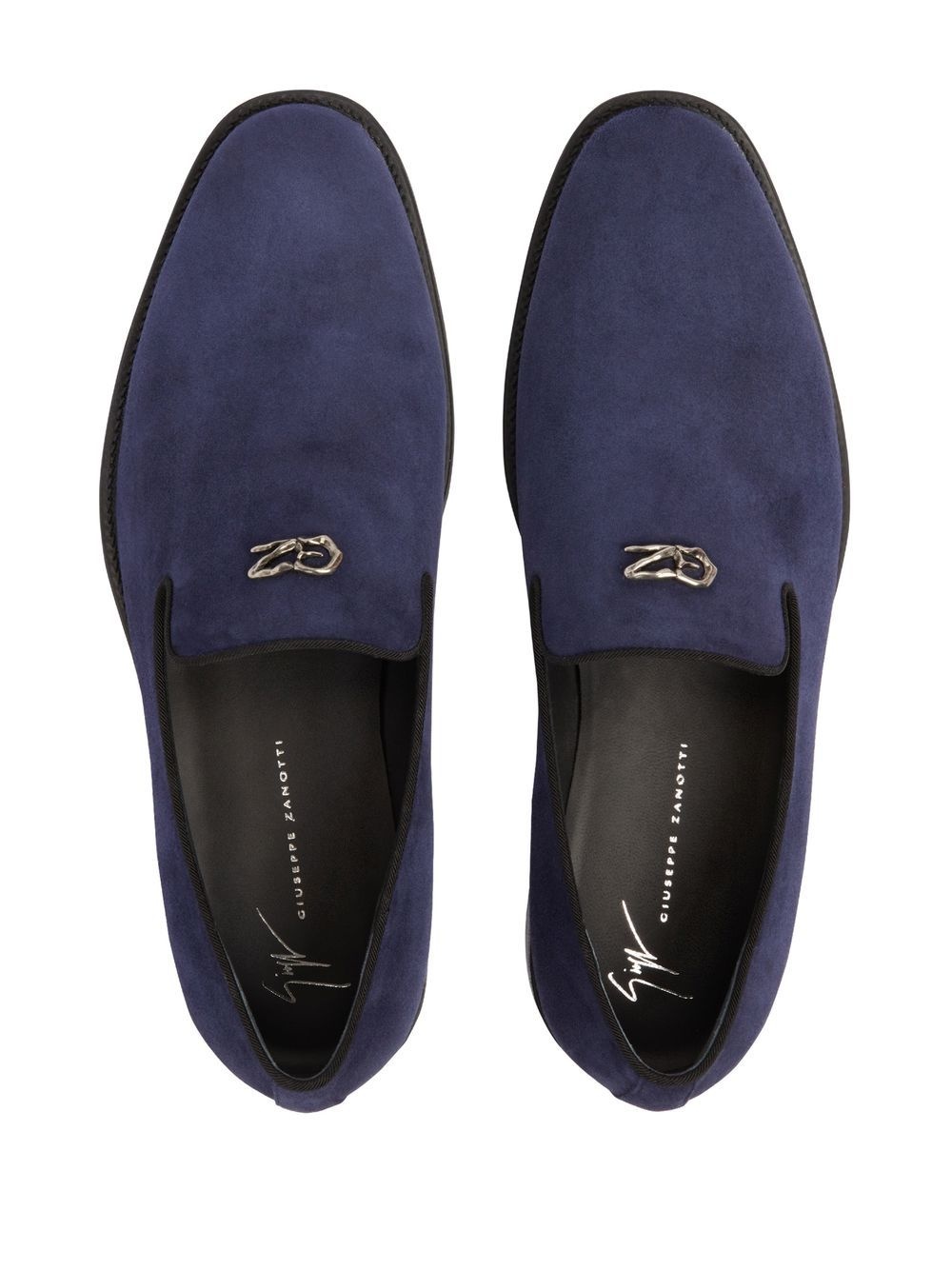 Imrham logo-plaque suede loafers - 4