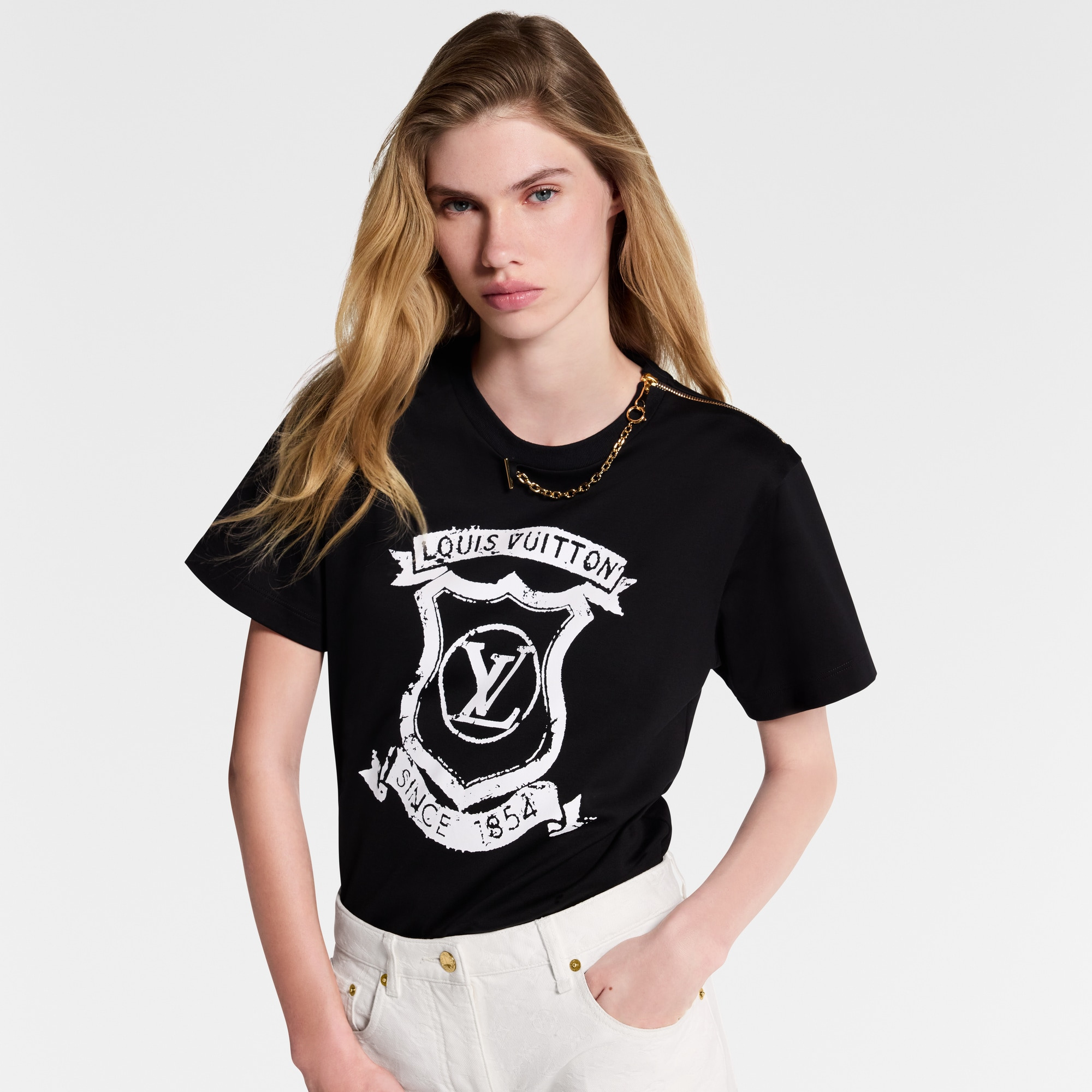 Signature Zipper Detail T-Shirt - 4