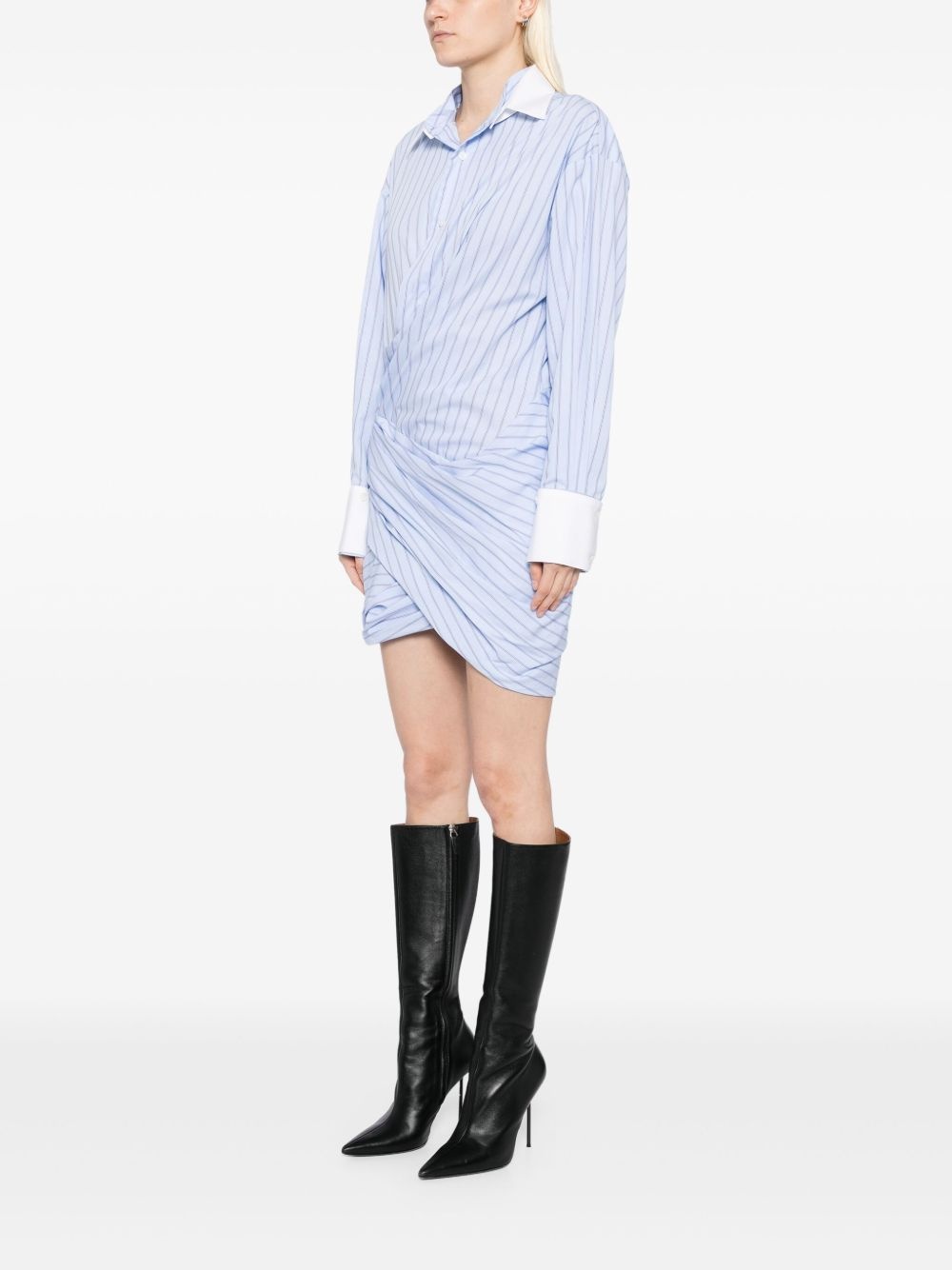 wrap-shirt dress - 3