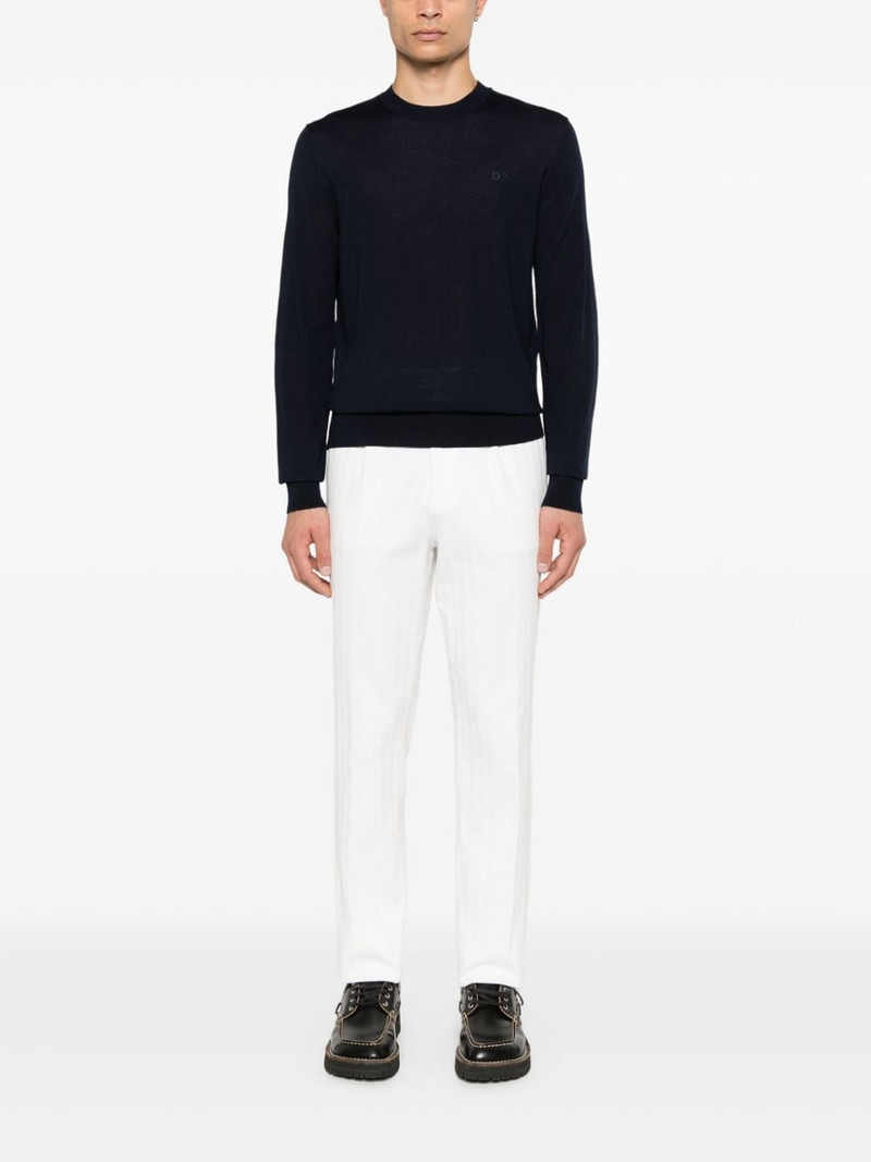 DSQUARED2 logo-embroidered sweater outlook