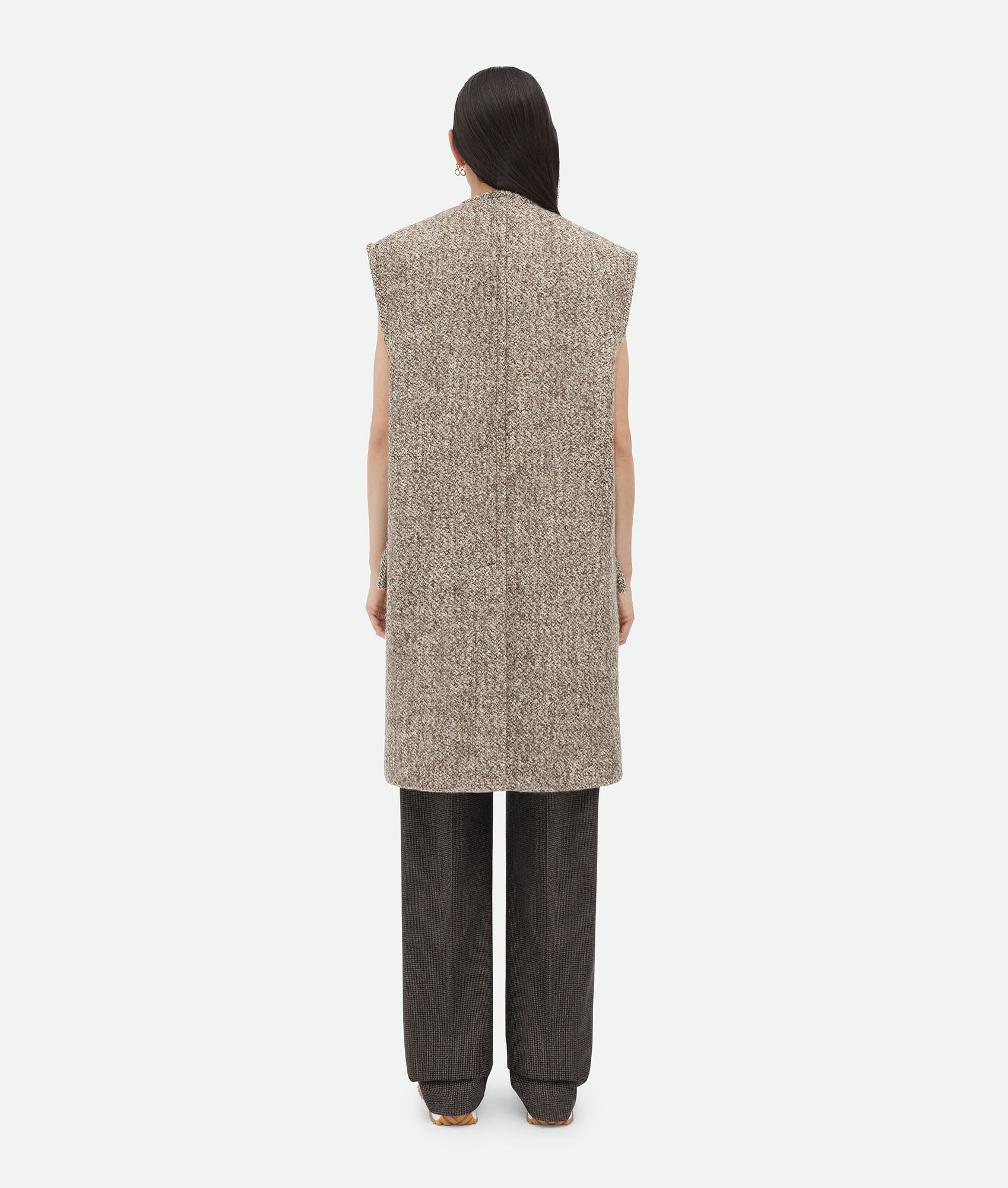 Multicolor Wool Felt Gilet Coat - 3