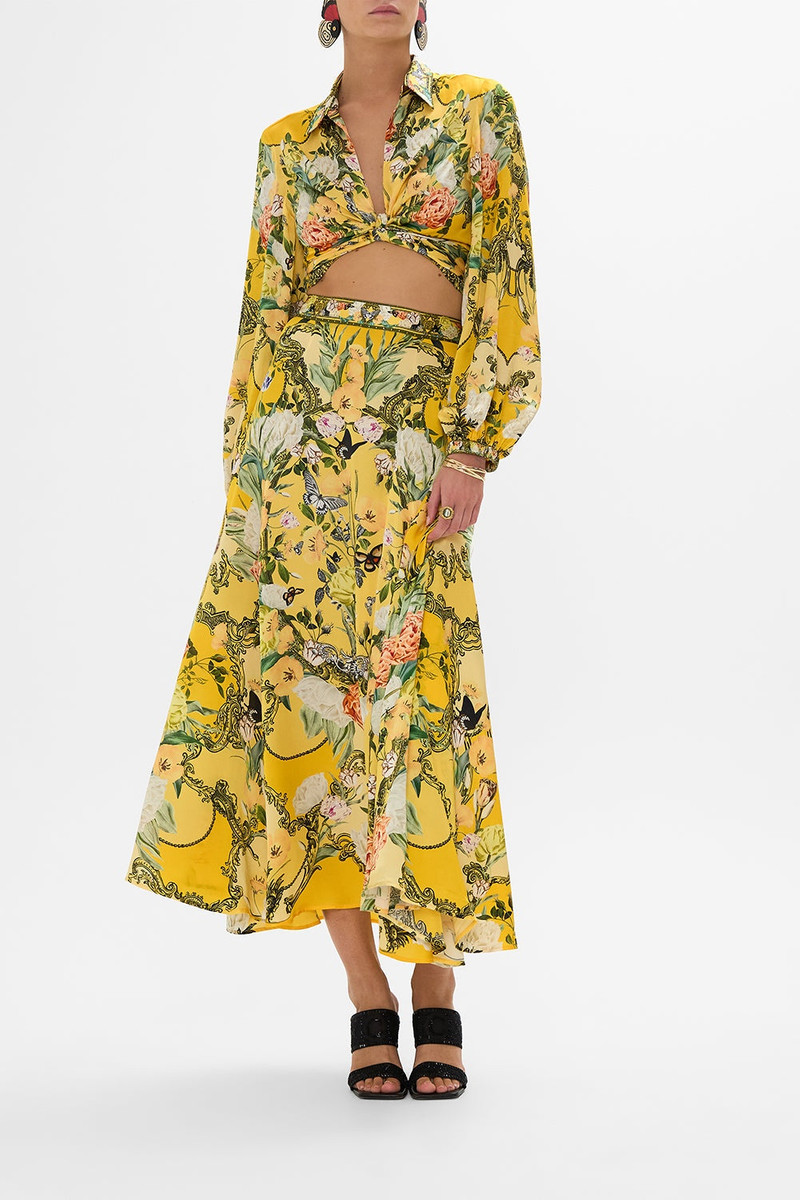 CAMILLA PANELLED FLARED LONG SKIRT outlook
