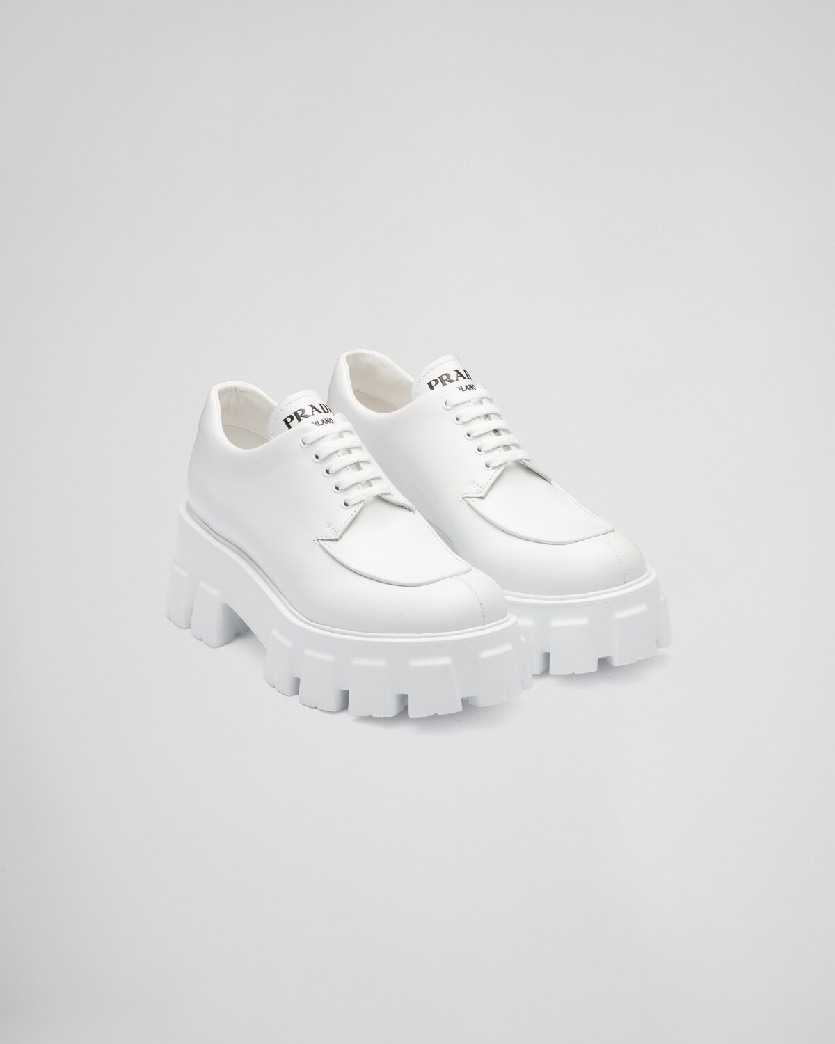 Monolith brushed leather lace-up shoes - 2