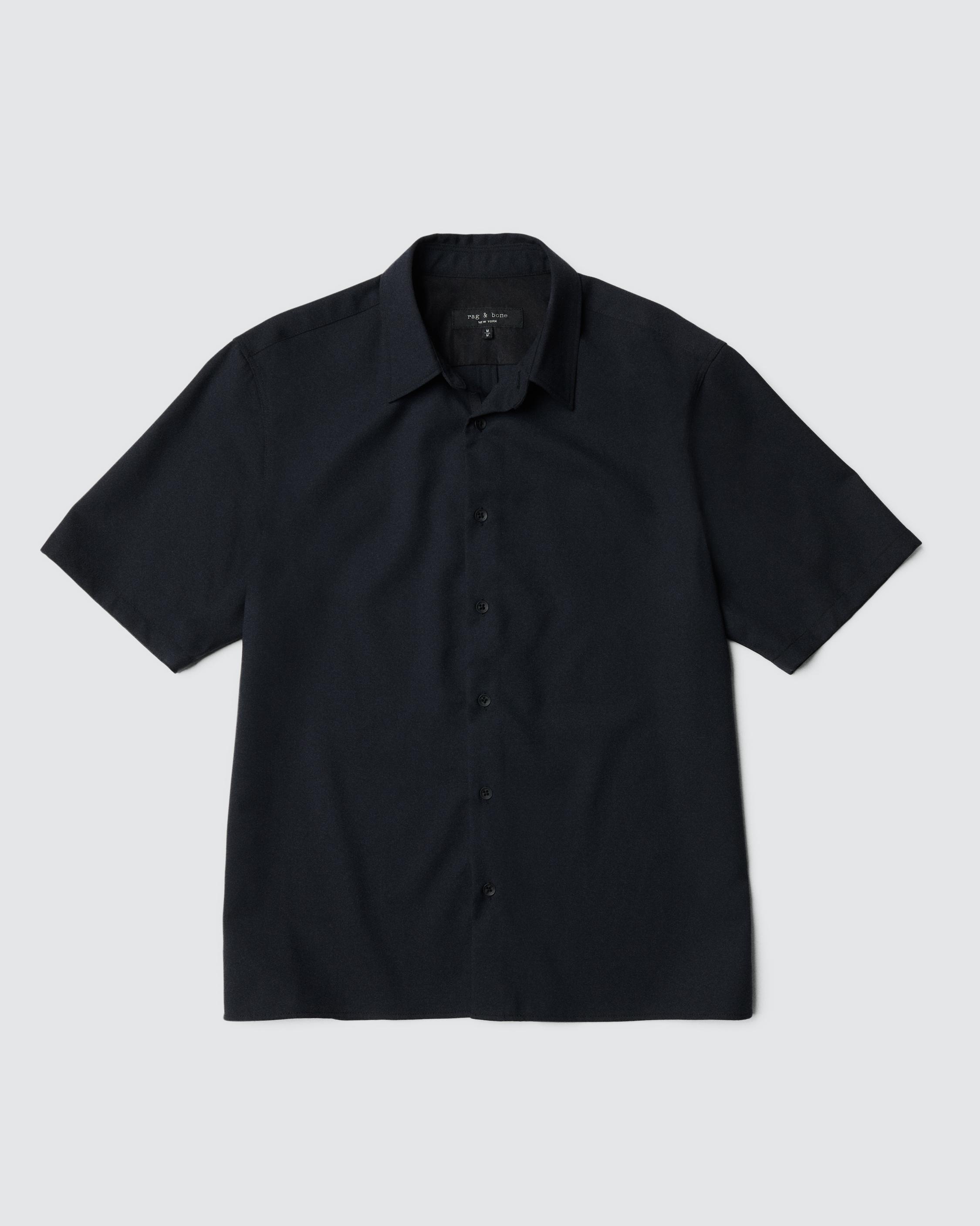 Dalton Crepe Wool Shirt
Relaxed Fit Button Down - 1