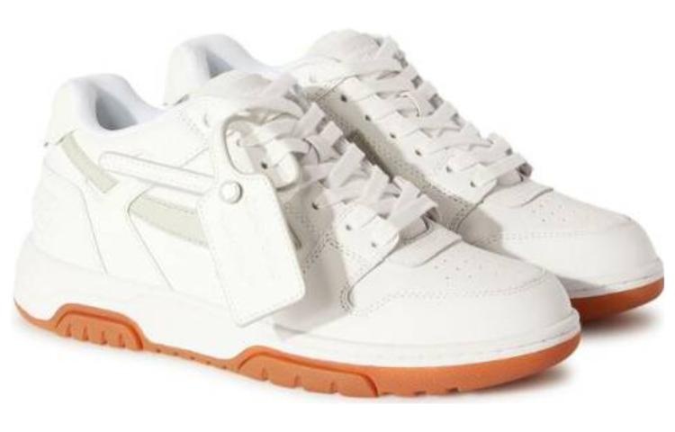 (WMNS) Off-White Out Of Office Low-Top Sneaker 'White Brown' OWIA259F23LEA0030152 - 3