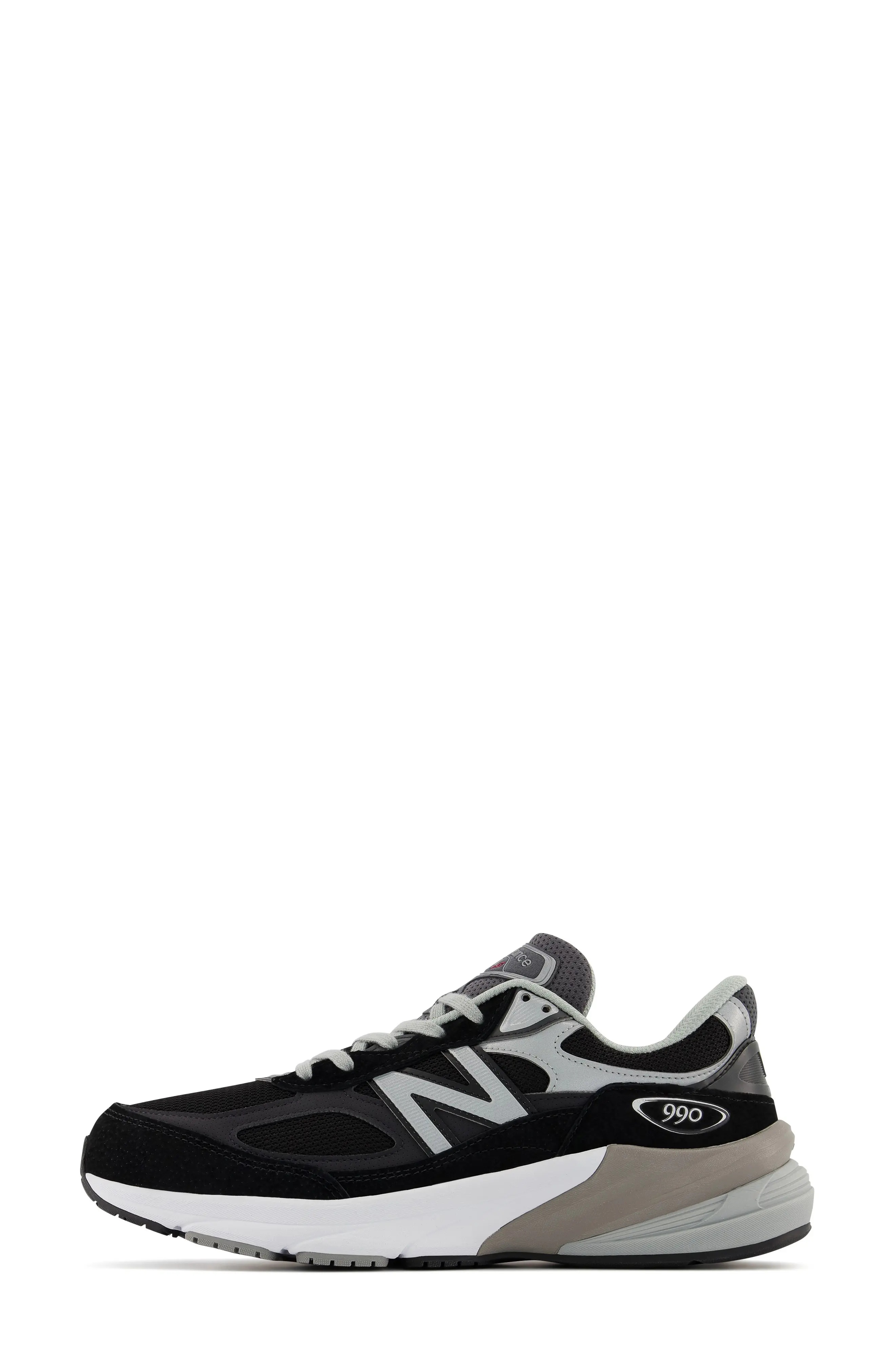New Balance Made in USA 990 v6 Sneaker in Black/Black at Nordstrom - 6