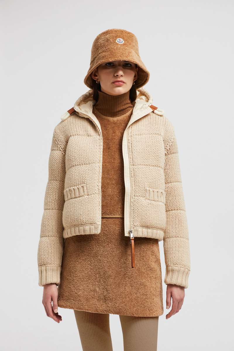 Moncler Padded Wool Zip-Up Hoodie outlook