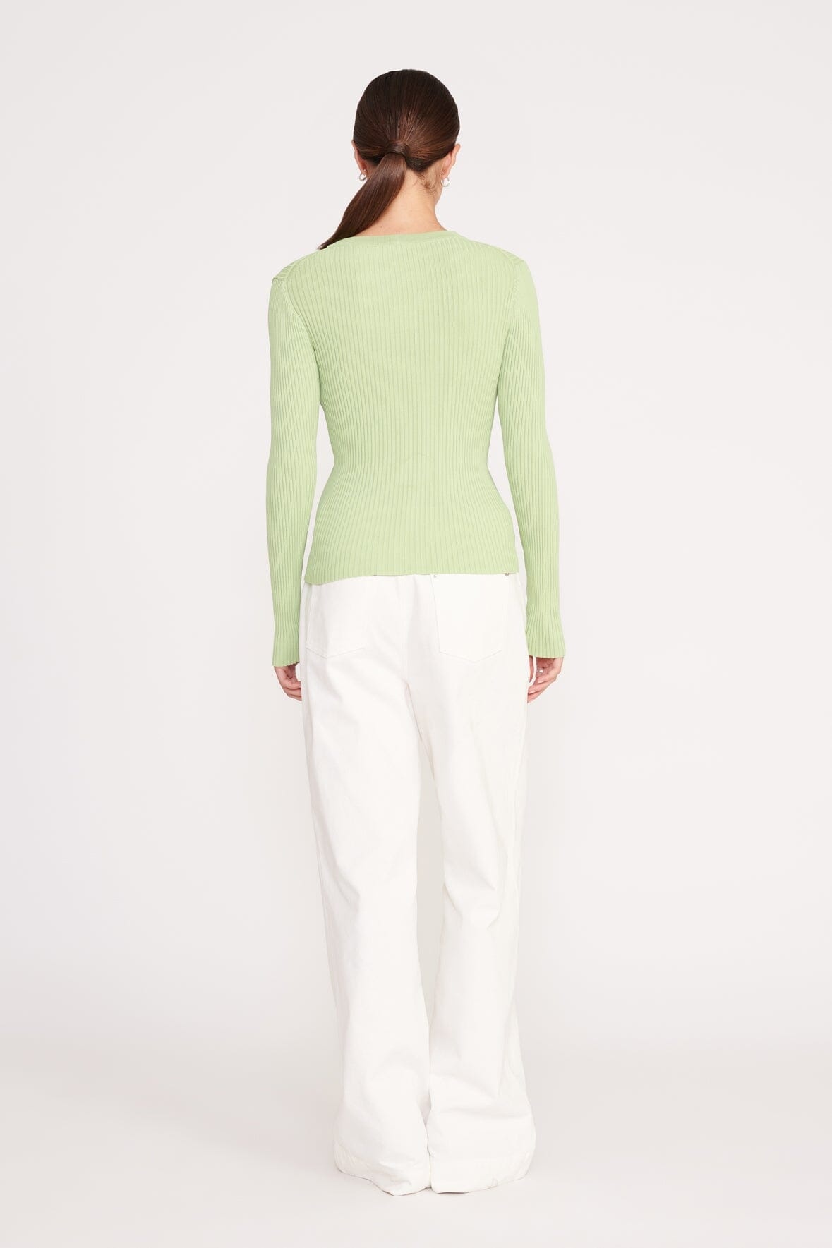 STAUD CARGO SWEATER MATCHA - 5