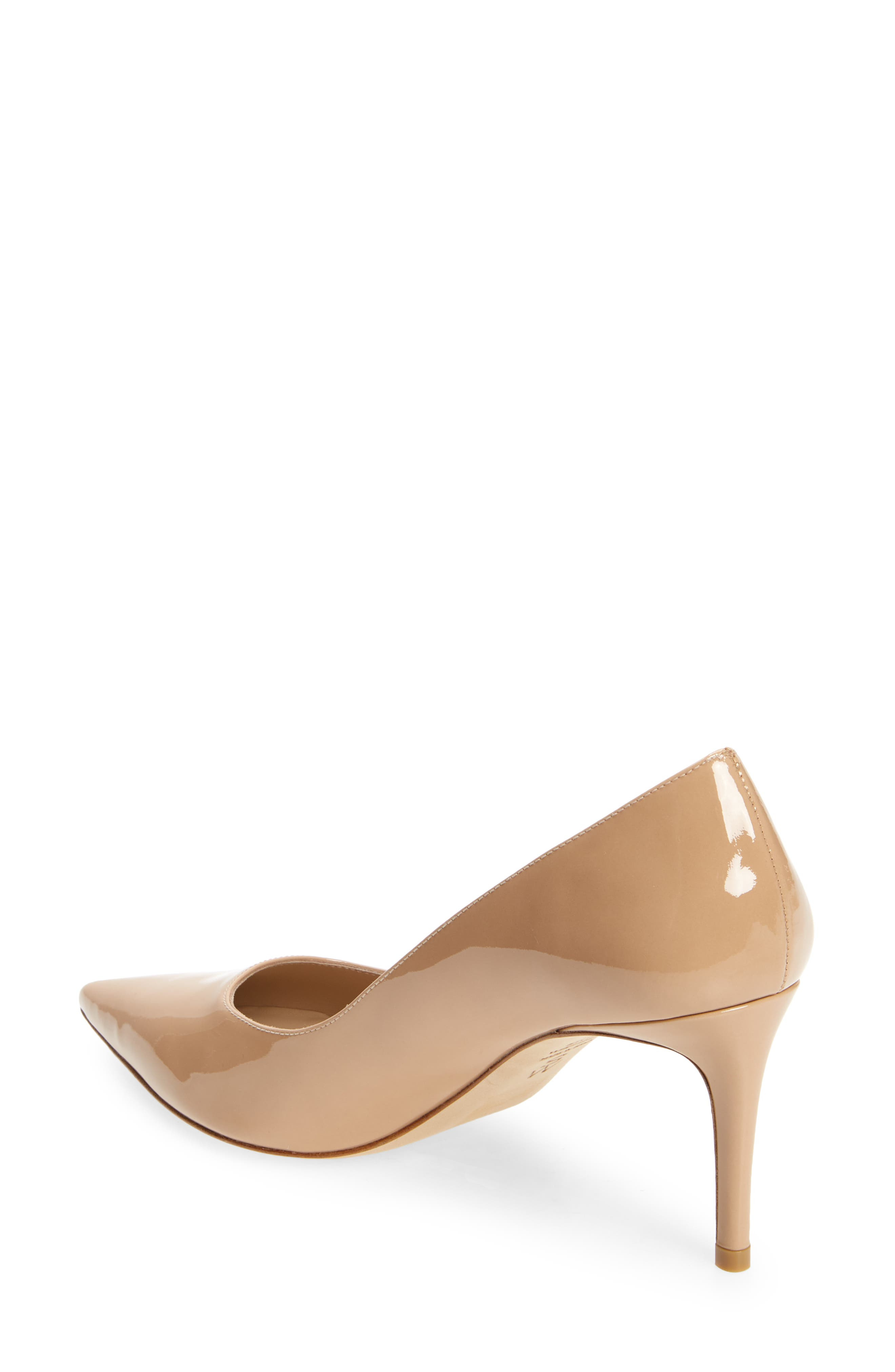 Stuart Weitzman 'Stuart Power 75 Pointed Toe Pump in Adobe at Nordstrom - 2